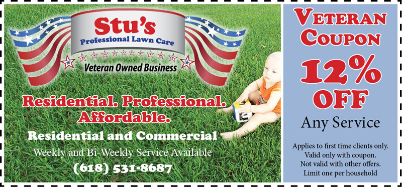 Coupons & Gift Cards for Stu's Professional Lawn Care in O'Fallon, IL